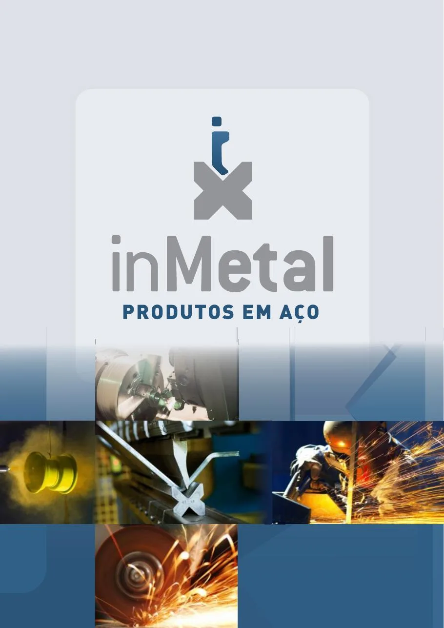Capa do Catálogo de produtos inMetal